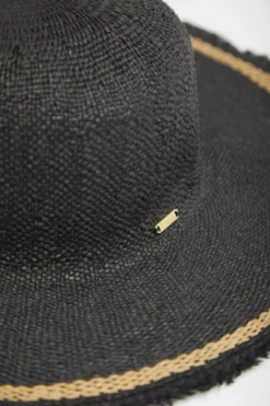 Chapeau Livia Noir PAULETTE -Maillots de bain femme Soldes 20e paulette chapea zgf01 dev2 scaled