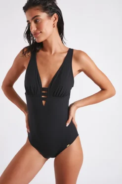 Maillot De Bain Une Pièce Noir EMIKA PORTOFINO -Maillots de bain femme Soldes 21e emika portofino zgq01 dev3