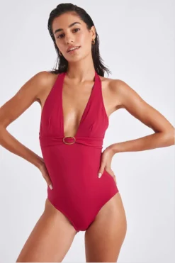 Maillot De Bain Une Pièce Rose Framboise MARILEE PORTOFINO -Maillots de bain femme Soldes 21e marilee portofi zgq63 dev