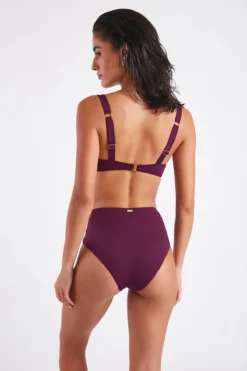 Maillot De Bain 2 Pièces Prune Zadye & Luigi Barfleur -Maillots de bain femme Soldes 21e zadye c barfleu 41n95 luigi barfleur 41n95 dos