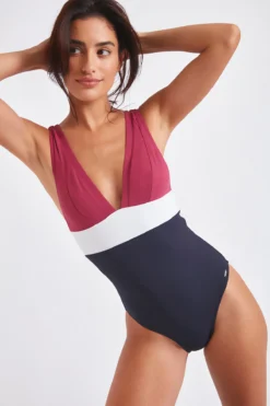 Maillot De Bain Une Pièce Bleu Marine ALAMEDA TAMARINDO