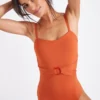 Maillot De Bain Une Pièce Orange Paprika DATEA YOCOA