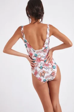 Maillot De Bain Une Pièce écru FRIDA ERLEA -Maillots de bain femme Soldes 22e frida erlea zhc11 dos