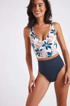 Maillot De Bain Une Pièce Blanc GEORGIA SARBIA