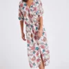 Robe De Plage écrue Imprimé Floral LISLORA VOILERLEA