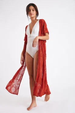 Tunique De Plage Longue Paprika LIZAE VANILLIER 12 Tunique De Plage Longue Paprika LIZAE VANILLIER -Maillots de bain femme Soldes 22e lizae vanillier jrd68 dev4