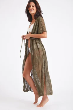 Tunique De Plage Longue Kaki LIZAE VANILLIER 13 Tunique De Plage Longue Kaki LIZAE VANILLIER -Maillots de bain femme Soldes 22e lizae vanillier jrd87 dev3