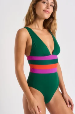 Maillot De Bain 1 Pièce Vert NICOLE OSTEA -Maillots de bain femme Soldes 22e nicole ostea won77 dev2