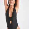 Maillot De Bain Une Pièce Noir NOMADE MECAYA