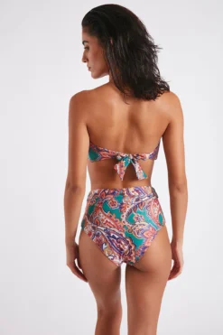 Maillot De Bain 2 Pièces Imprimé Coloré Patola & Cayoa Kasbah -Maillots de bain femme Soldes 22e patola kasbah kbm47 cayoa nasaya kbm47 dos