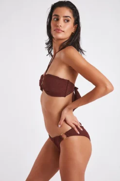 Maillot De Bain 2 Pièces Marron Patola & Noblea Nasaya -Maillots de bain femme Soldes 22e patola nasaya kbp98 noblea nasaya kbp98 dev1