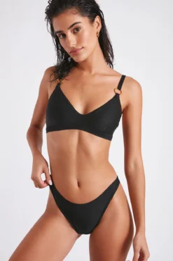 Maillot De Bain 2 Pièces Noir Zungo & Denia Mecaya