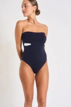 Maillot De Bain 1 Pièce Marine ELINE TAMARINDO -Maillots de bain femme Soldes 23e eline tamarindo 14h06 dev2
