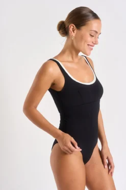 Maillot De Bain 1 Pièce Noir EUGENIA PAIMPOL -Maillots de bain femme Soldes 23e eugenia paimpol zgt01 dev2
