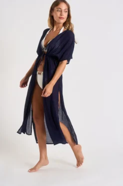 Tunique Marine LIZAE SOLOBEACH 8 Tunique Marine LIZAE SOLOBEACH -Maillots de bain femme Soldes 23e lizae solobeach lhy06 dev3