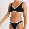 Maillot De Bain 2 Pièces Noir LOCANA & REINE PAIMPOL