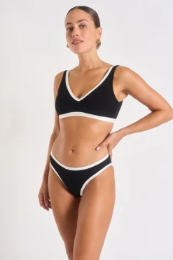 Maillot De Bain 2 Pièces Noir LOCANA & REINE PAIMPOL -Maillots de bain femme Soldes 23e locana paimpol zgt01 reine paimpol zgt01 dev2