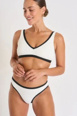 Maillot De Bain 2 Pièces Ecru LOCANA & REINE PAIMPOL -Maillots de bain femme Soldes 23e locana paimpol zgt11 reine paimpol zgt11 dev1