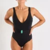 Maillot De Bain 1 Pièce Noir NAZARE MARISOL