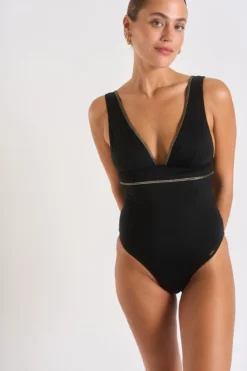 Maillot De Bain 1 Pièce Noir ORICIA CORDELIA -Maillots de bain femme Soldes 23e oricia cordelia 41e01 dev2