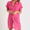 Chemise Rose Fucshia PALACA SOLOBEACH