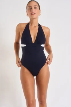 Maillot De Bain 1 Pièce Marine ROXANE TAMARINDO -Maillots de bain femme Soldes 23e roxane tamarindo 14h06 dev1