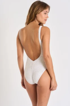 Maillot De Bain Une Pièce Blanc VOLUPIA OREA -Maillots de bain femme Soldes 23e volupia orea zgx10 dos
